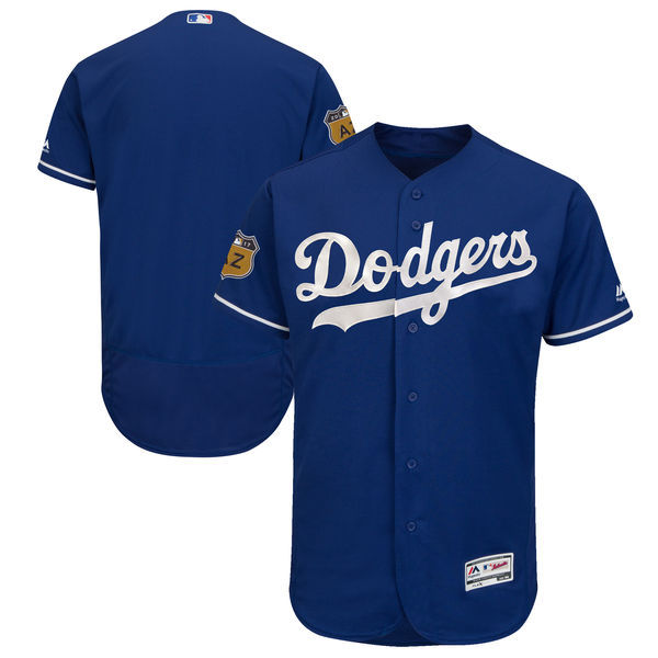 2017 MLB Los Angeles Dodgers Blank Blue Jerseys